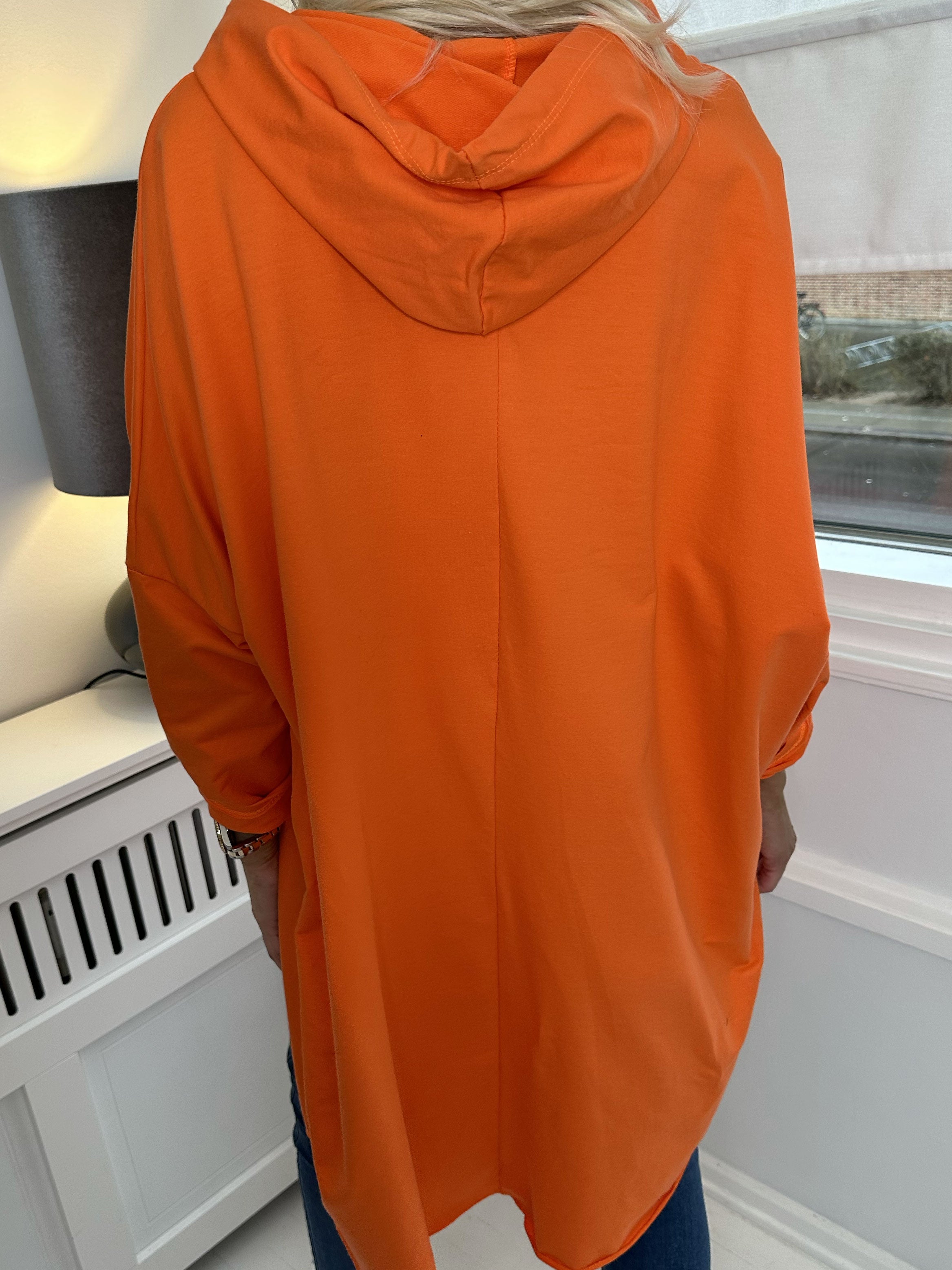 Rock - Cool hoodie kjole med tekst